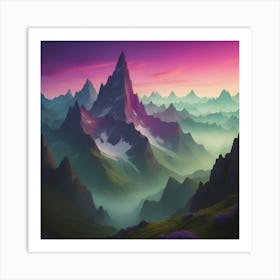 Landscape Painting Art Print