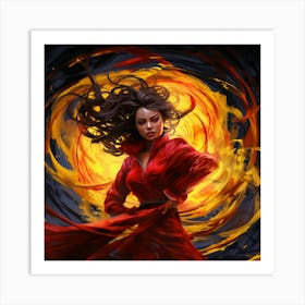 Fire And Ice 4 Art Print