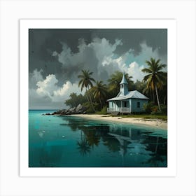 Church On The Beach 5 Art Print