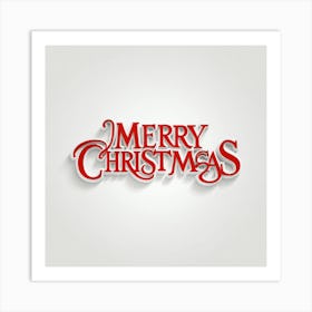 Merry Christmas 1 Art Print