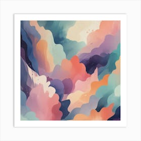 Abstract Painting 1004 Art Print