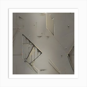 Abstract Metal Wall Art Art Print