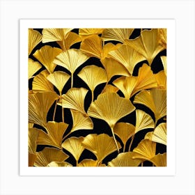 Ginkgo Leaves 2 Art Print