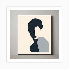 Silhouette Of A Woman 7 Art Print