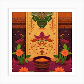 Indian Festival Art Print