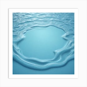 Water Ripples In A Pool Art Print