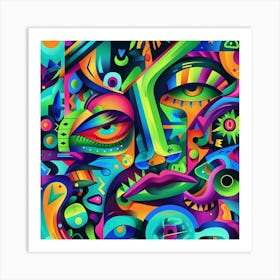 Vibrant Uhd Hyper Detailed Illustration That C 43 Art Print