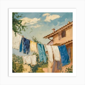 Henri Matisse laundry day 1 Art Print