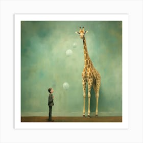 Giraffe 4 Poster