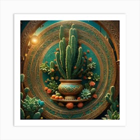 Cactus delight Art Print