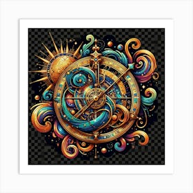 Compass 1 Art Print