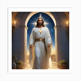 Jesus In The Temple 1 Art Print