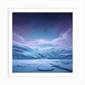 Ice Planet Art Print