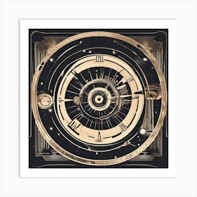 Clock Cover Art Art Print