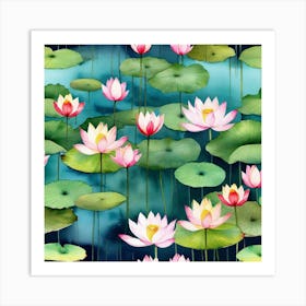 Water Lilies 11 Art Print