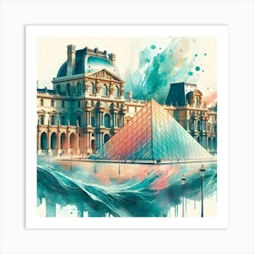 Louvre Painting 1 Art Print