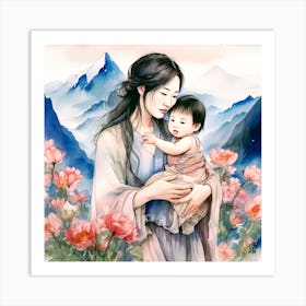 Mother And Child Art Print