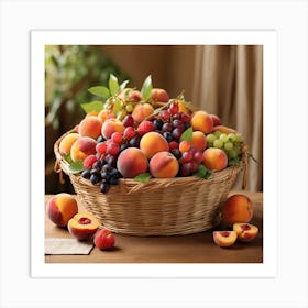 Fruit Basket Art Print