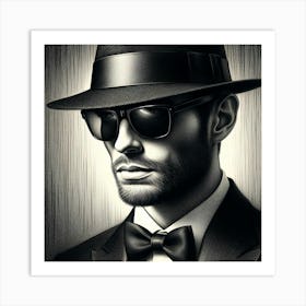 Creative Male Portrait 13 Art Print