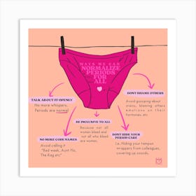 Period Care 1 Art Print