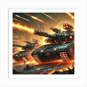 Inferno Tanks Converted Art Print