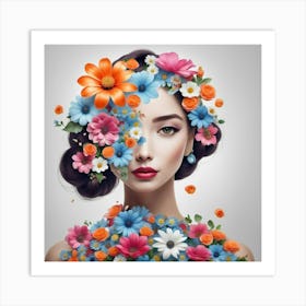 Flower Girl Art Print