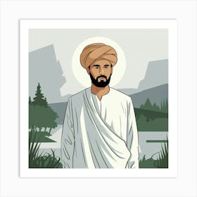 Islamic Prophet Art Print