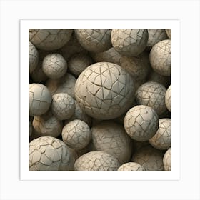 Broken Spheres Art Print