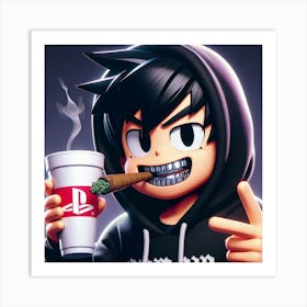 Smokin' Art Print