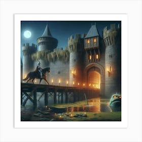 Knights In The Castle Art Print