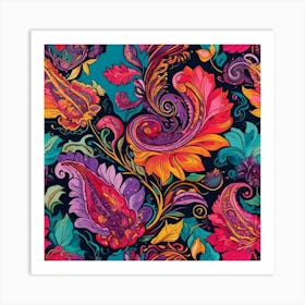 Paisley Pattern 2 Art Print