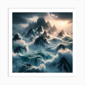 Stormy Sea Art Print