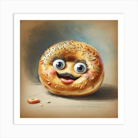 Bagel 6 Art Print