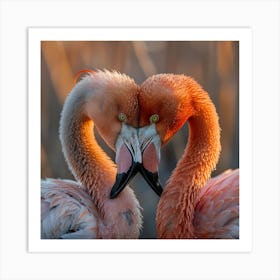 Flamingos 8 Art Print