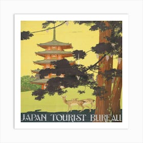 Japan Tourist Bureau Art Print