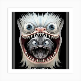 Monster Head 4 Art Print