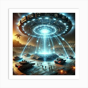 A Futuristic Sci Fi Depiction Of The Solaris Comma Art Print