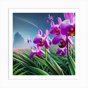 Ochrid blooming Art Print