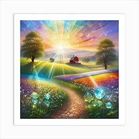 Rainbow Path Art Print