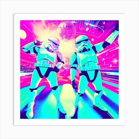 Stormtrooper Disco 1 Art Print