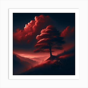 Lone Tree 39 Art Print