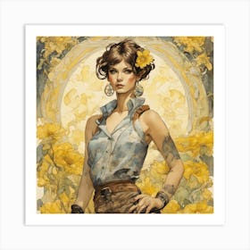 Amber Art Print