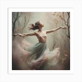 Dancer In The Forest 1 Art Print