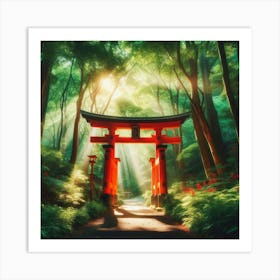 Fushigi Tori Gate Art Print