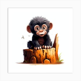 Chimpanzee Art Print