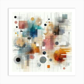 Challenging Abstract Hotel Hallway Commercial  Art Print