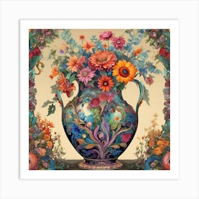 Vase Of Flowers 2 Art Print