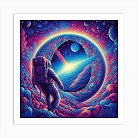 "The Great Way" Moon Man Collection [Risky Sigma] Art Print