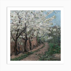 Blossoming Trees Art Print