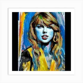 Taylor Swift 3 Art Print